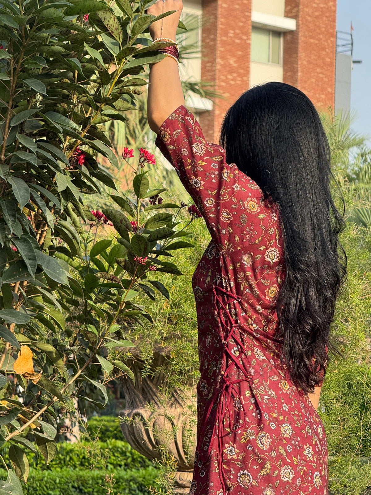 Ruby side corset kurti