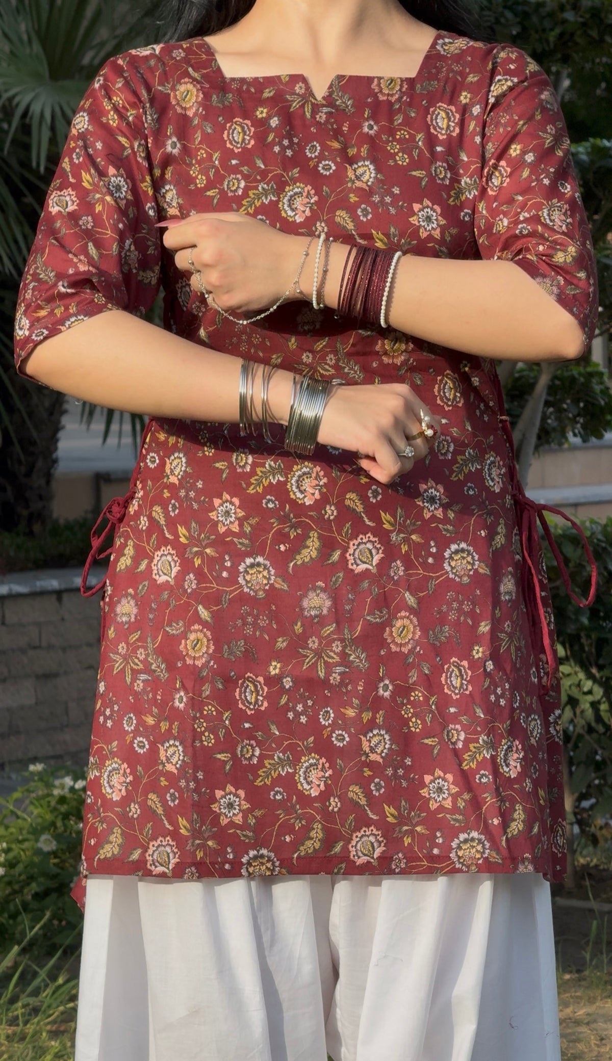 Ruby side corset kurti